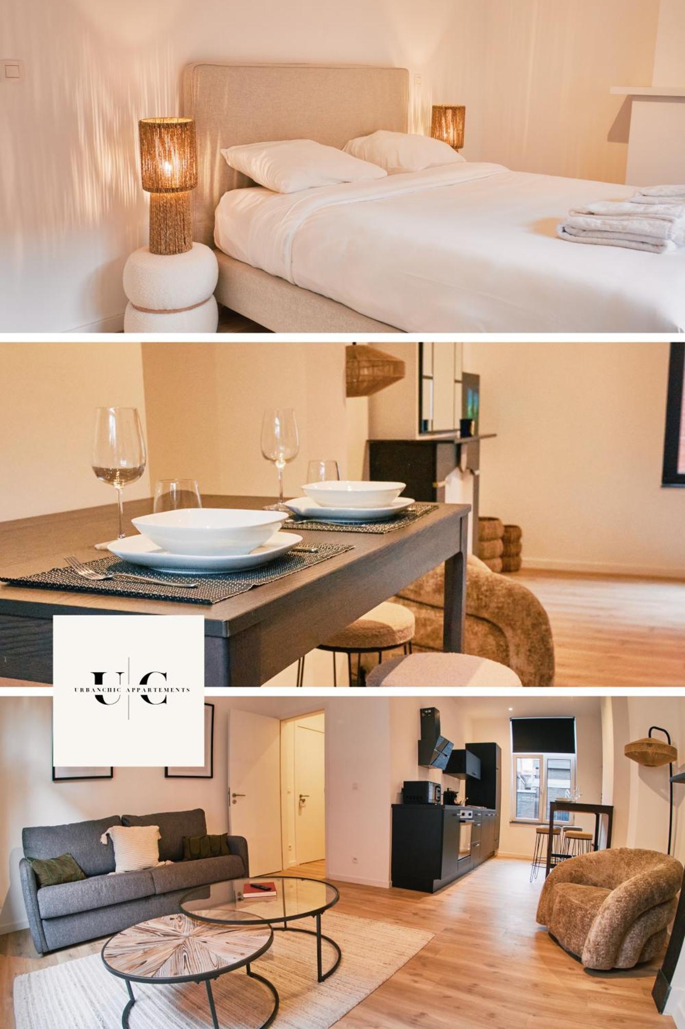 Urbanchic Appartement Cosy 1B Lieja Exterior foto