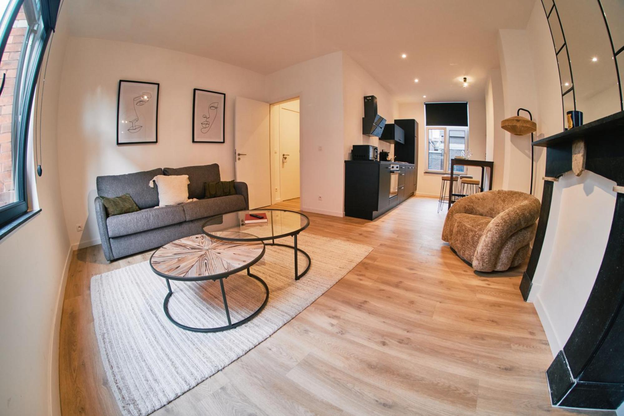 Urbanchic Appartement Cosy 1B Lieja Exterior foto